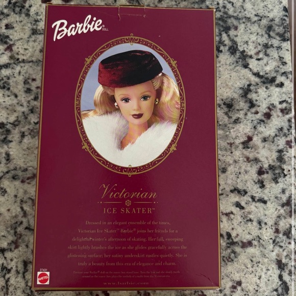 2000s Unopened Mattel Barbie Victorian Ice Skater Doll - Picture 2 of 3